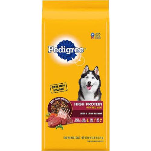 Pedigree High Protein  w/Red Meat Adult Dry Dog Food 3.5 lbs