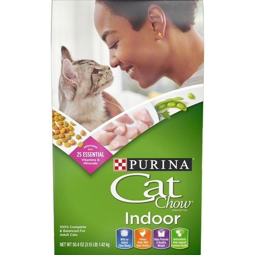 Purina Cat Chow Indoor Formula Dry Cat Food Chicken 3.15 Lb