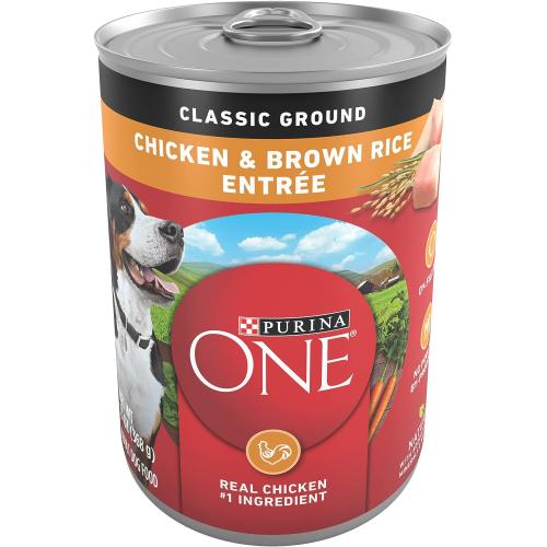 Adult Purina ONE Classic Chicken and Brown Rice Wet Food 13oz