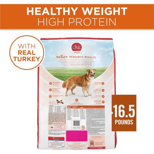 Purina ONE +Plus Adult High-Protein Healthy Weight 16.5lbs
