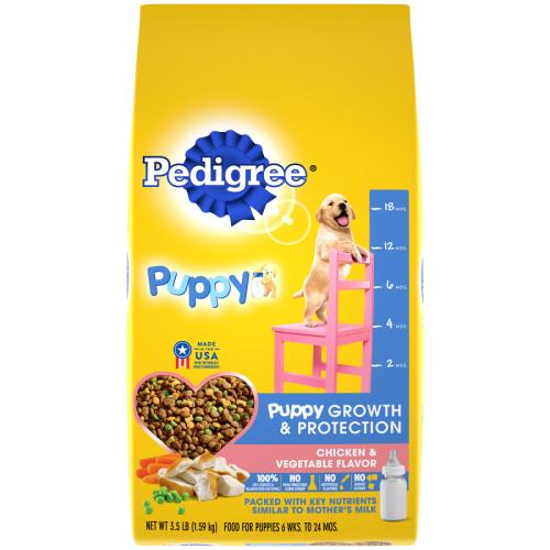 Pedigree Puppy Growth Protection Chicken & Veg Dry Food 