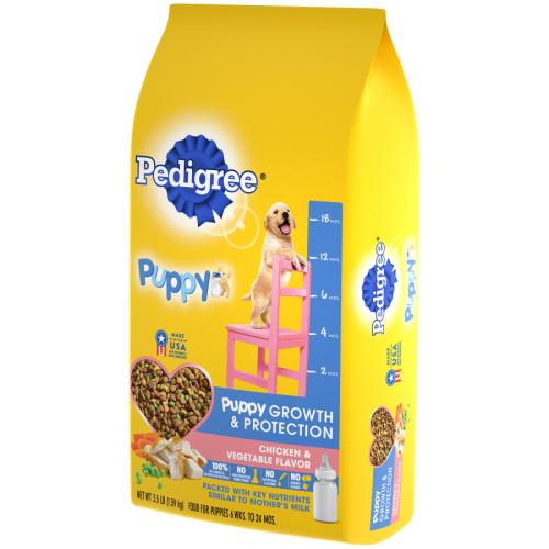Pedigree Puppy Growth Protection Chicken & Veg Dry Food 