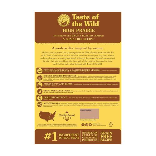 Taste Of The Wild High Prairie Grain Free Bison & Venison