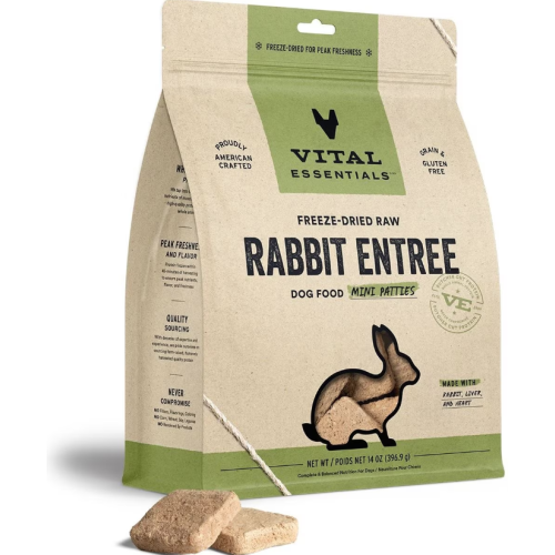 VE Freeze Dried Rabbit Entree Mini Patties