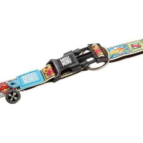 MAX&MOLLY Smart ID Dog Collar Comic S 11-18"