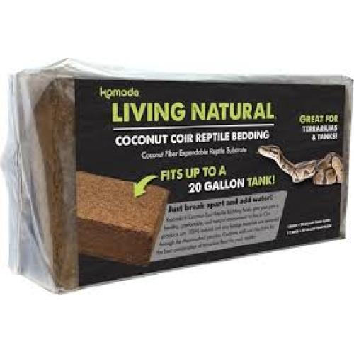 Komodo Living Natural Coconut Coir Reptile Bedding Brick 1ea/1 pk