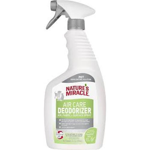 Natures Miracle Air Care Deodorizer Ready to Use Spray Aloe Rain 24oz