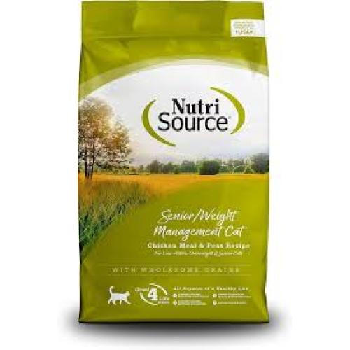 NutriSource Senior/Weight Managment Cat food 6.6 lbs