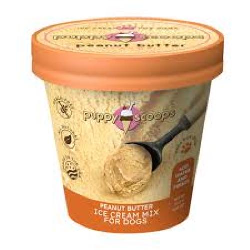 Puppy Scoops Ice Cream Mix For Dogs Peanut Flavor