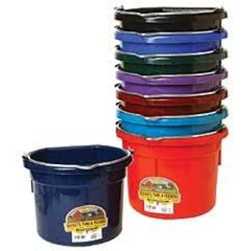 BUCKET LITTLE FLATBACK ASST. 8 QT