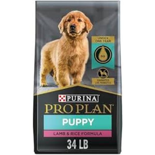 Purina Pro Plan High Protein DHA Lamb & Rice Formula Puppy Food 34lb