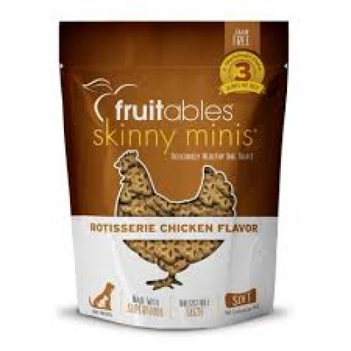 Fruitables Skinny Minis Rotisserie Chicken Flavor Soft & Chewy Dog Treats, 5-oz bag