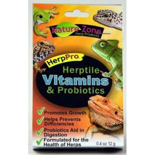 Nature Zone Herptile Vitamins and Probiotics Supplement 1ea/0.4 oz