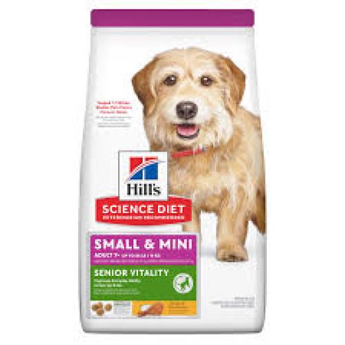Hill's Science Diet Adult 7+ Senior Vitality Small & Mini Chicken & Rice Recipe Dry Dog Food
