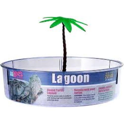 Lee's Pet Products  Round Turtle Lagoon, 8-Inch