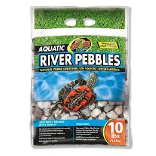 Zoo Med Aquatic River Pebbles 10lbs