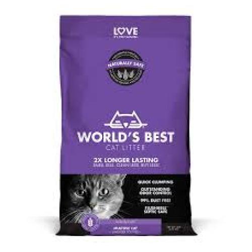 World's Best Cat Litter Multiple Cat Lavender Scented Cat Litter 1ea/15 lb