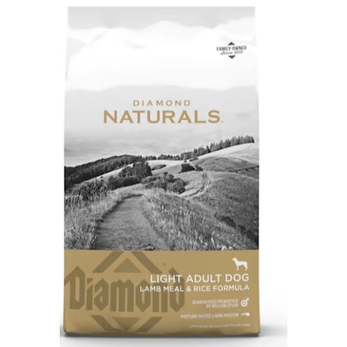 Diamond Naturals Lamb and Rice Light Adult Dry Dog Food 15#