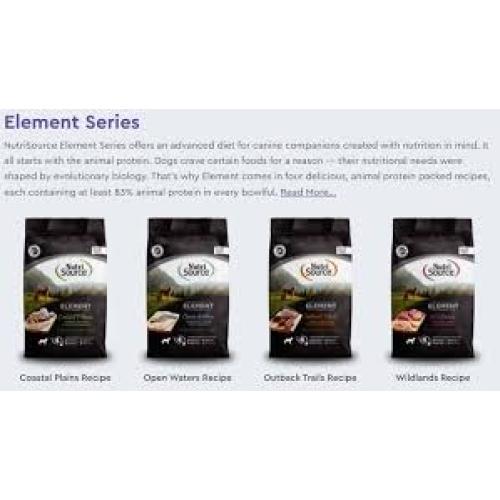 NutriSource Element Series Open Waters Recipe Dry Dog Food 4 lb