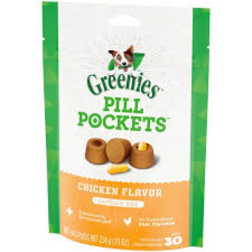 Greenies Pill Pockets for Tablets Chicken, 1ea/30 ct, 3.2 oz