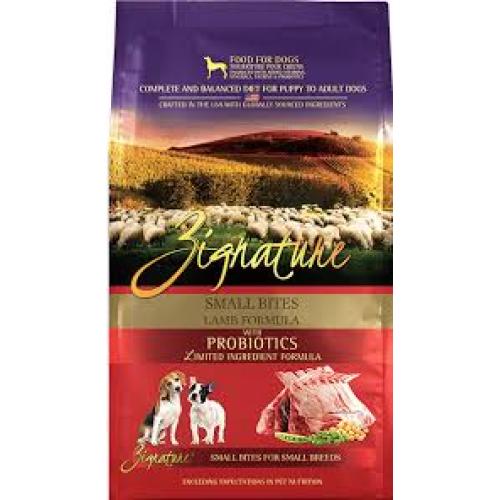 Zignature Lamb Formula Small Bites Dry Dog Food 12.5lbs