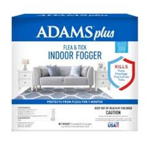 Adams Plus Flea & Tick Indoor Fogger, 3 x 3 oz Cans,