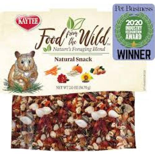 Kaytee Food from the Wild Natural Snack Hamster & Gerbil Treats, 2-oz bag