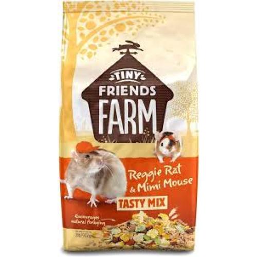 Tiny Friends Farm Reggie Rat & Mimi Mouse Food, 2-lb bag