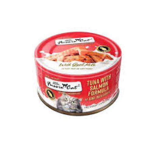 Prm Tuna w/ Salmon in Goats Milk 2.47 oz