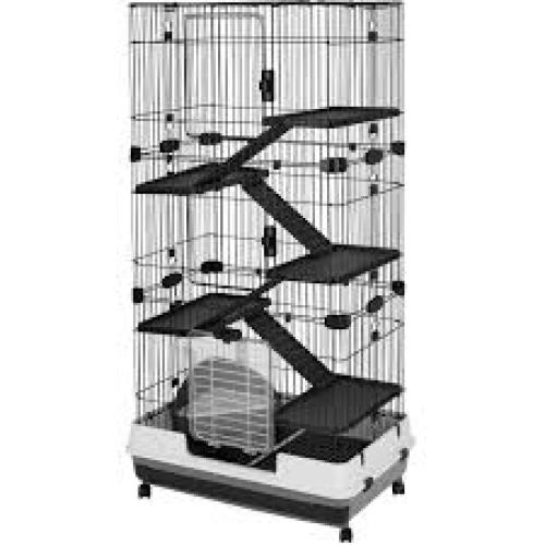A & E Cages Deluxe Small Animal Cage 6-Level, 1ea/40 in X 25 in X 57 in