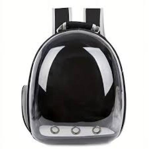 Clear Space Cat Backpack - Breathable, Portable, and Spacious Polyester Pet Carrier with Zipper Clos