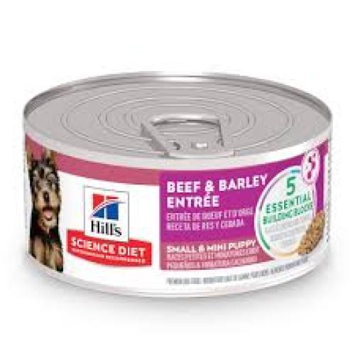 Hill's Science Diet Puppy Small & Mini Beef & Barley Entree