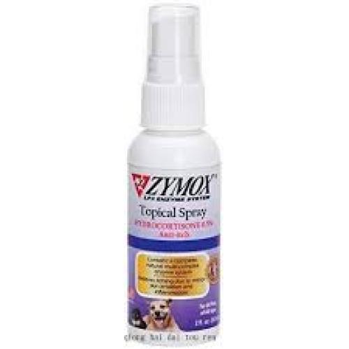 Zymox Enzymatic Topical Spray with Hydrocortisone 0.5% for Dogs & Cats, 2-fl oz bottle