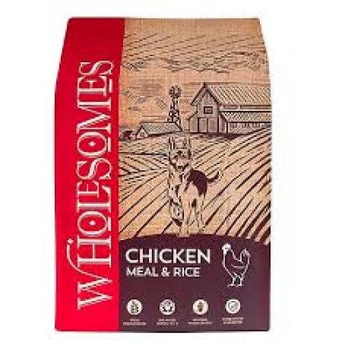 Wholesomes Chicken Meal & Rice Formula Adult Dry Dog Food 40 lbs
