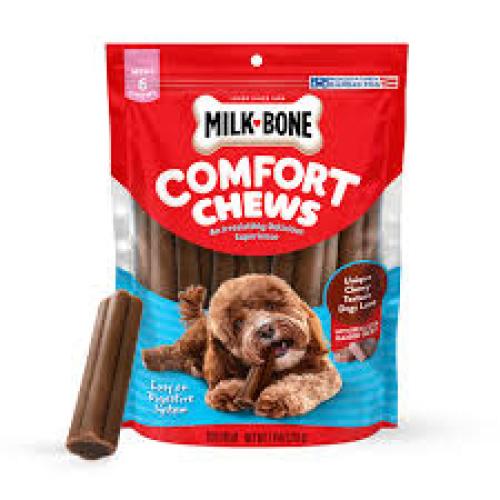 Milk-Bone Mini Comfort Chews Real Beef Dog Treats 6 chews