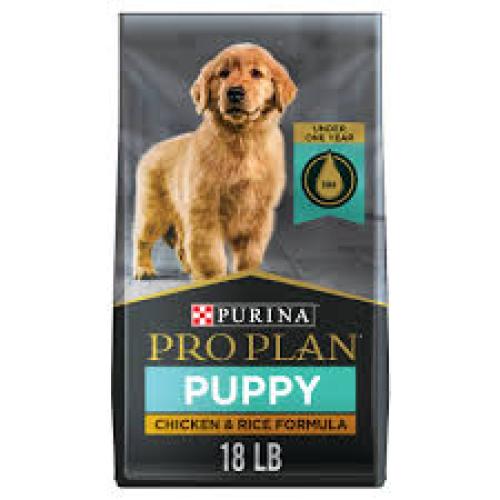 Purina Pro Plan High Protein Chicken & Rice Formula Dry Puppy Food 18 lb