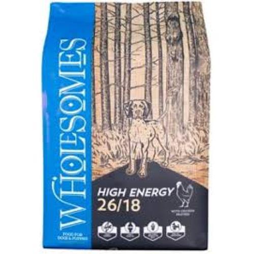 Wholesomes High Energy 26/18 Dry Dog Food, 40-lb bag