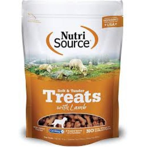 Nutri Source Soft & Tender Lamb Treats for Dogs 6 oz
