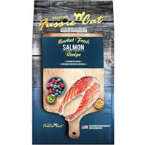Fussie Cat Market Fresh Salmon Meal Formula Grain-Free Dry Cat Food 4lb