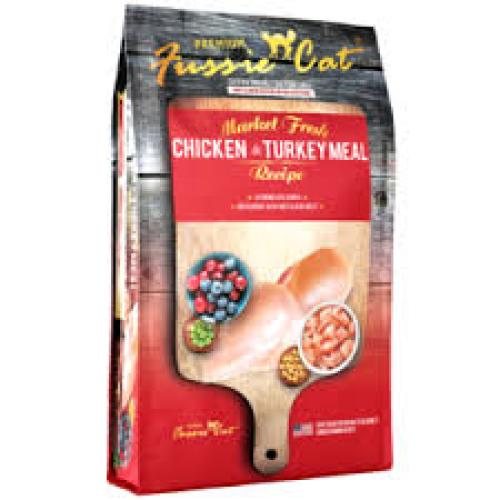 Fussie Cat Market Fresh Chicken & Turkey Meal Formula Grain-Free Dry Cat Food 4lb