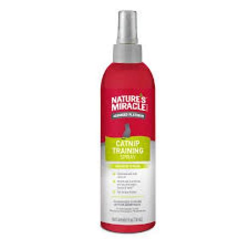 Nature's Miracle Advanced Platinum Catnip Training Spray with Real Oil, 8 fl. oz.