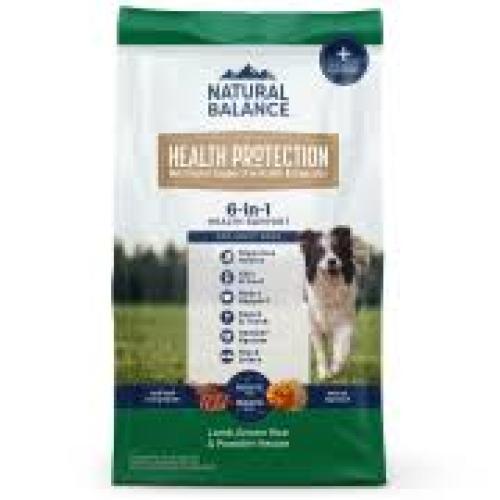 Natural Balance Health Protection Dry Dog Food Lamb, Brown Rice & Pumpkin for Dogs - 4lbs.