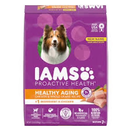 Iams Proactive Health Healthy Aging with Real Chicken Senior Dry Dog Food 7 lbs