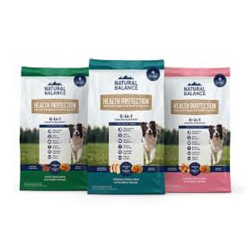 Natural Balance Health Protection Adult Real Salmon, Brown Rice & Pumpkin Dry Dog Food 4 lbs