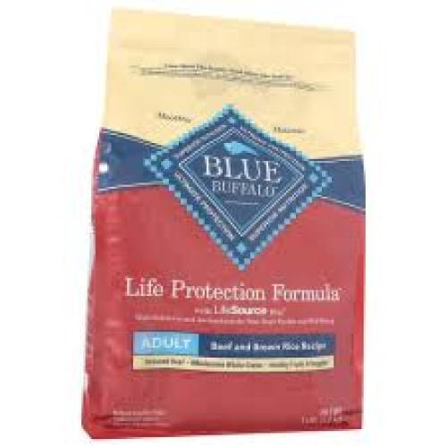 Blue Buffalo Life Protection Aduly Beef & Brown Rice Dry Dog Food 5 lbs