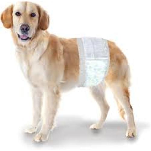 Four Paws Wee-Wee Disposable Male Dog Wraps Male Wraps Medium/Large (36 Count)