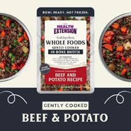 Health Extension Gently Cooked Beef & potato Dog Food 9 oz