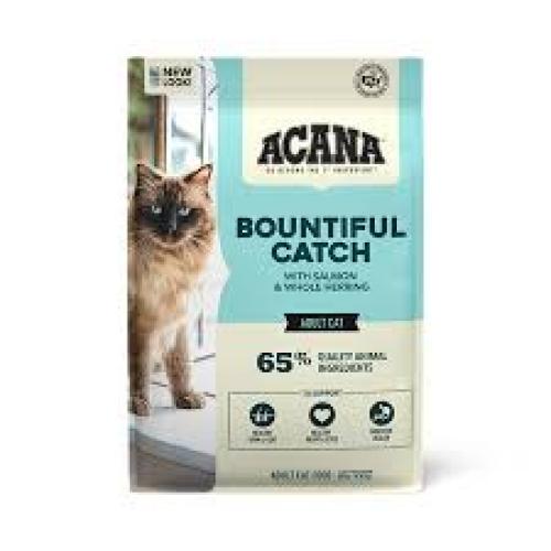 ACANA Bountiful Catch High-Protein Adult Dry Cat Food, 4-lb bag