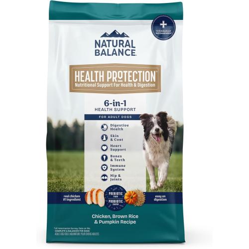 Natural Balance Health Protection Dry Dog Food  Chicken , Rice & Pumpkin 4 lb