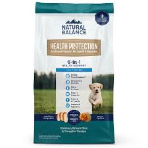 Natural Balance Health Protection Dry Puppy  Food  Chicken , Rice & Pumpkin 12 lb